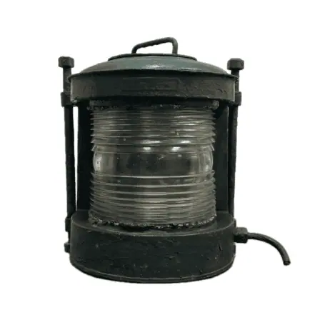 main photo of the Brass Ships Lantern - Authentic With Green Paint
