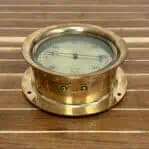 bottom view of the gauge face