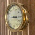 another photo of the gage placed on a wall