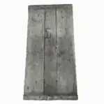 Full view of Liberty Ship hatch cover showing aged wood and patina