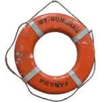 Front side of Life Ring from Mt. Sunward of Panama