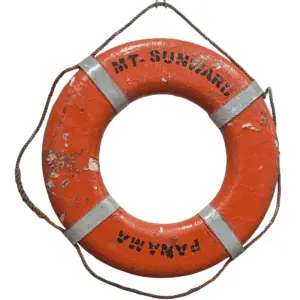 Front side of Life Ring from Mt. Sunward of Panama
