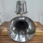 Side profile of the Kahlenberg KB-20 Electric Air Horn, highlighting its wide bell and sturdy construction