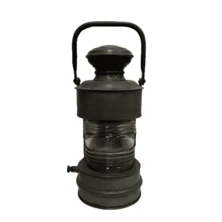 main photo of the Vintage Maritime Lantern with Hinged Door