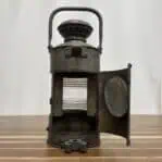 the door is open on the lantern