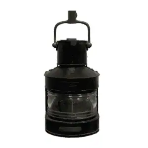 main photo of the vintage steel oil lantern