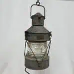the Galvanized Steel Ship Lantern hanging