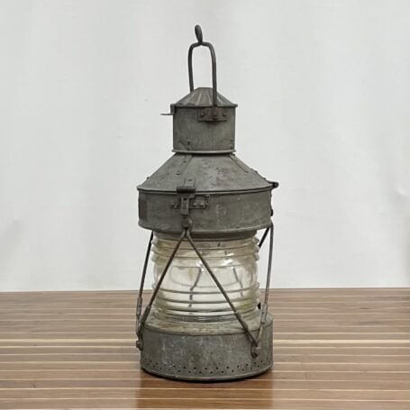 Galvanized Steel Ship Lantern another photo of the Galvanized Steel Ship Lantern
