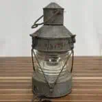 another view of theGalvanized Steel Ship Lantern