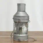 Vintage Galvenized Steel Lanterns - H.L. Piper side view