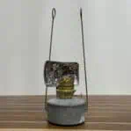 Vintage Galvenized Steel Lanterns - H.L. Piper oil compartment