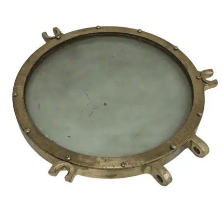 Large Brass Porthole Cover, Cover and Glass Only