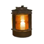 main photo of the lantern with the light on