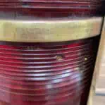 chip on the red fresnel lens