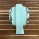 Top-down view showing chrome ring detail and mounting structure