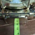 Brass Bulkhead Light Caged CeilingWall Sconce w Optional Conduit Wiring 10