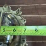 Brass Bulkhead Light Caged CeilingWall Sconce w Optional Conduit Wiring 13