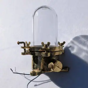 Nautical Flush Mount Ceiling Light with Industrial Design