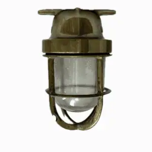 main photo of the Weathered Brass Wiska Single Conduit Ceiling Light