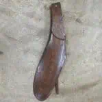 Vintage wooden ship rudder from private Cleveland collection laid flat