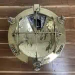 brass ceiling light