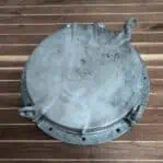 Great Lakes Ship Porthole - 23 Inch Aluminum with Storm Cover