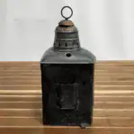 Vintage Starboard Ship Navigation Light rear mounting bracket detail