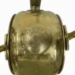 Manufacturer marking on chadburn ship telegraph body reading Chadburn London