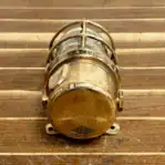 Pauluhn Salvaged Brass Bulkhead Light – top view