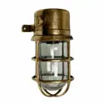 Pauluhn Smooth Top Red Brass Bulkhead Light (7)