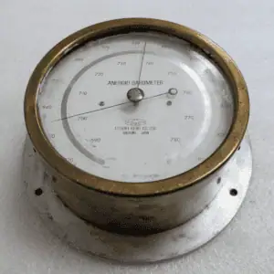1985 Japanese Aneroid Barometer | Maritime Collector Display