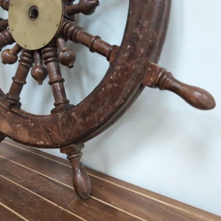34 Inch Vintage Wooden Ships Wheel Ferry Boat 02 34 Inch Vintage Wooden Ships Wheel Ferry Boat 02