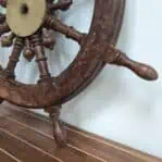 34 Inch Vintage Wooden Ships Wheel Ferry Boat 02