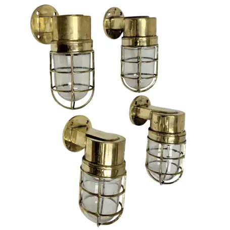 set of four main view with glass globes
