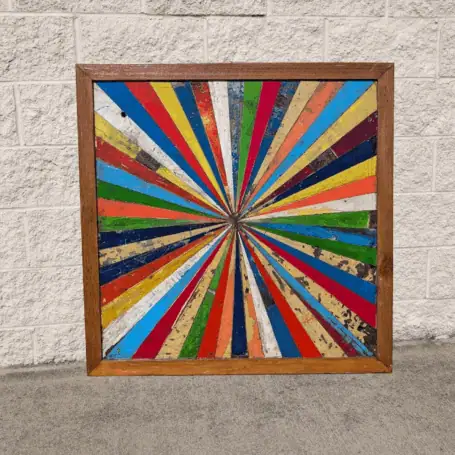 Vintage Wooden Boat Ship Pieces, Large Handmade Wall Artwork (Third Edition) 04