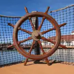 Paddle steamer Ship Wheel