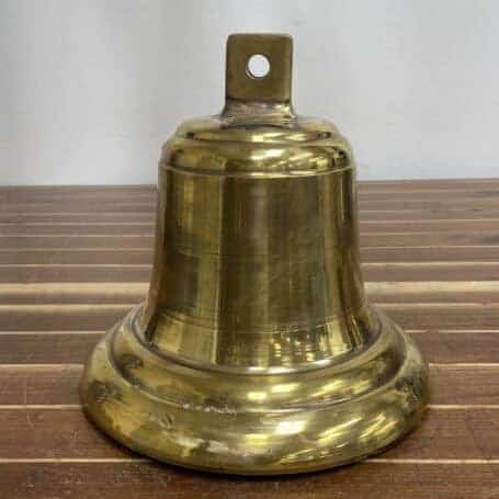 Authentic Brass Ship Bell - Yeoman Burn Oslo 1991 05 Back view of brass ship bell from Norwegian bulk carrier Yeoman Burn