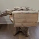 Driftwood Fish Nautical Sculpture Coastal Wood Decor