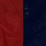 Letter E nautical signal flag close-up showing vertical color split