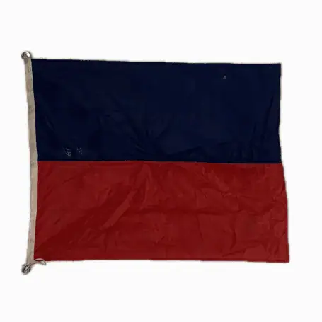 Letter E nautical signal flag full view – 35 by 28 inches