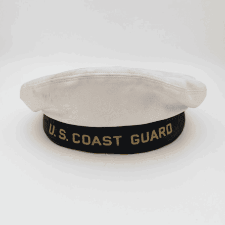 Vintage U.S. Coast Guard Flat Cap by Art Caps New York Military