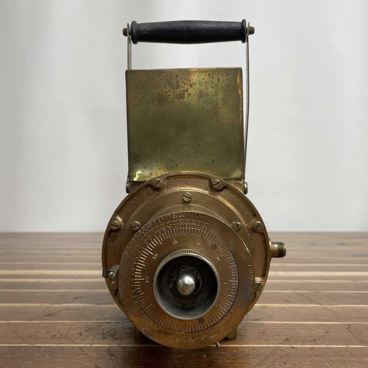 USA海軍　MICROAMPERESメーター Vintage Microamperes Meter - Brass - Simpson Electric Co.
