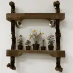 Wall display showing ladder section styled as nautical décor