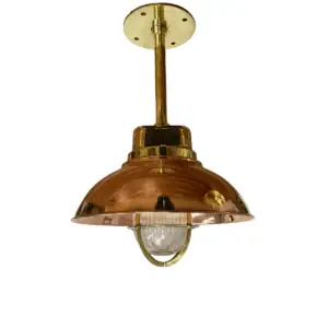pendant with copper cap