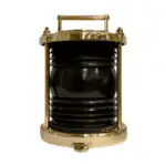 PERKO Grey Fresnel Navigation Light brass housing front view