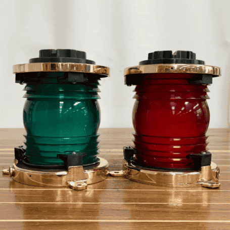 PERKO Red and Green Fresnel Navigation Light Set (3) PERKO Red and Green Fresnel Navigation Light Set (3)