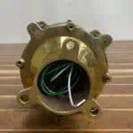 Vintage Ship Navigation Post Light – Clear Fresnel Glass base wiring view