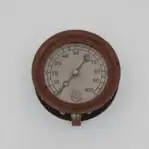 1907-1929 Antique Brass Pressure Gauge 02