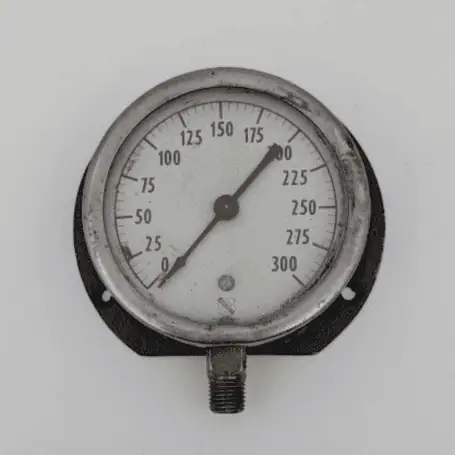 1940-1950 Vintage Ashcroft Pressure Gauge Small w Port Lower on back 01