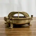 vintage nautical flush mount fixture side on flat surface